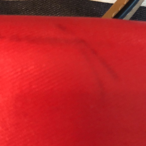 Giani Bernini coated canvas tote 👜 has 4 zipper pockets orange, black and white - Picture 9 of 9